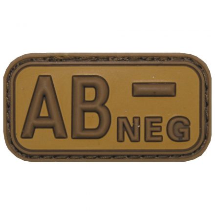 MFH Patch Brown-Khaki Vércsoport 3D AB-